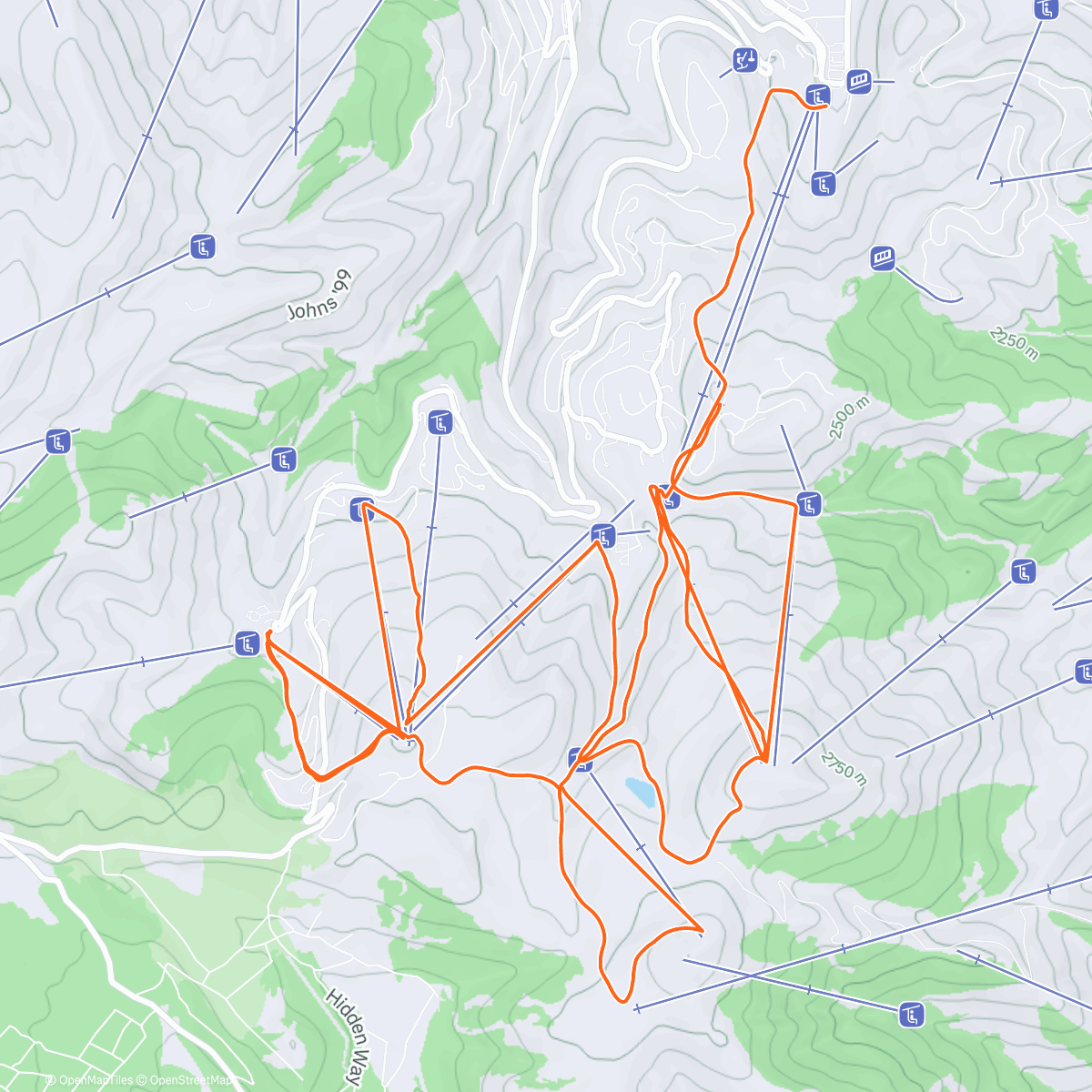 Map of the activity, Deer Valley w/Maria 👭❤️‍🩹