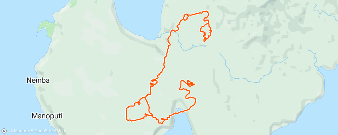 Map of the activity, Zwift - bike in Makuri Islands