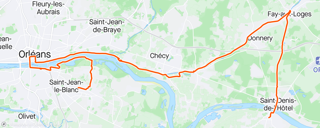 Mapa de la actividad, Road tripp vélo avec ma chérie jour 2