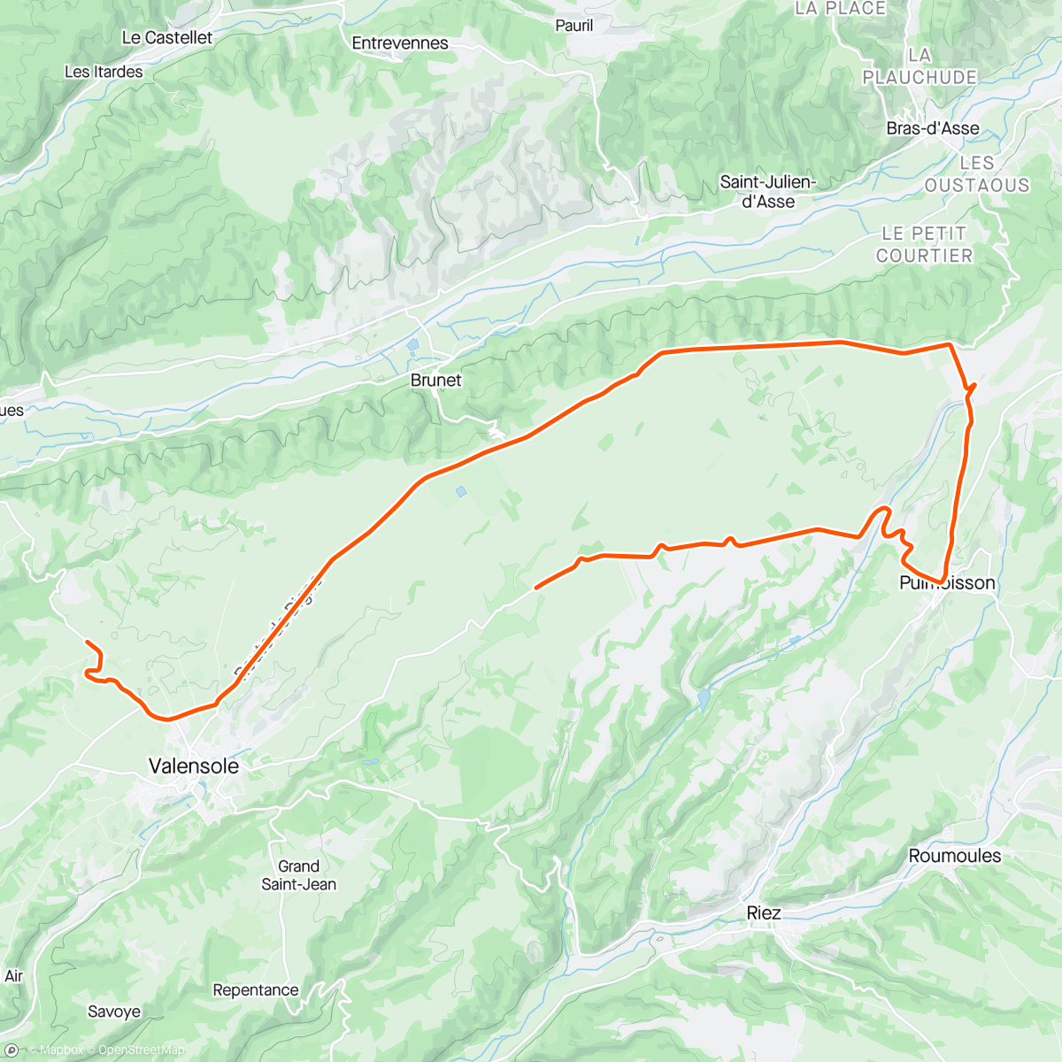 Mapa da atividade, 🌙  ROUVY - CF9 (Foundation Ride) - 2024-05-08