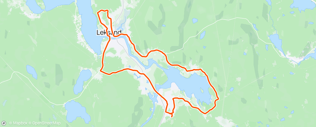 Mapa da atividade, Sommarkvällstur "lufta benen"