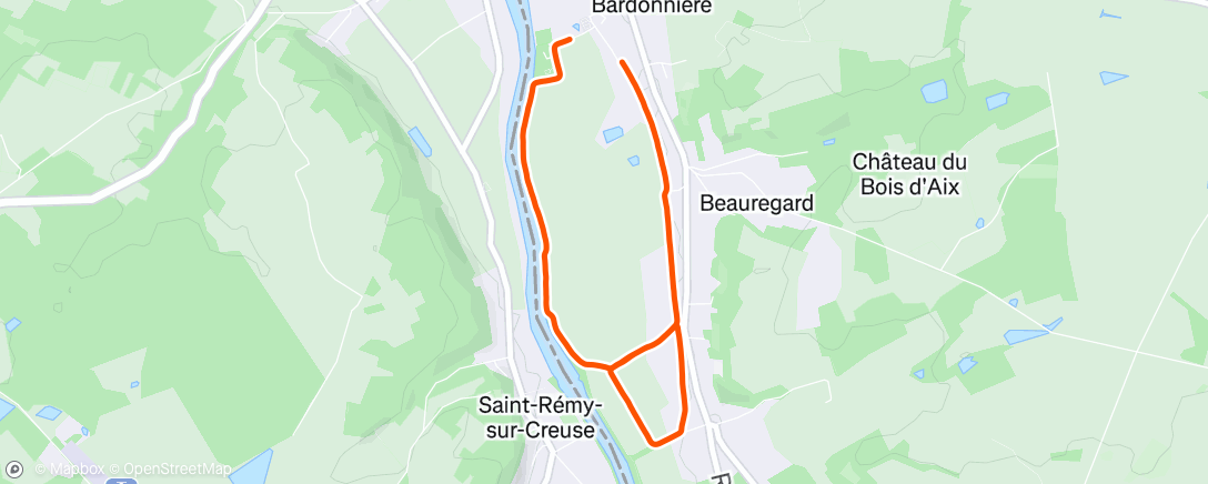 Mapa de la actividad (Course à pied avec Thomas et les 🐺🐺)