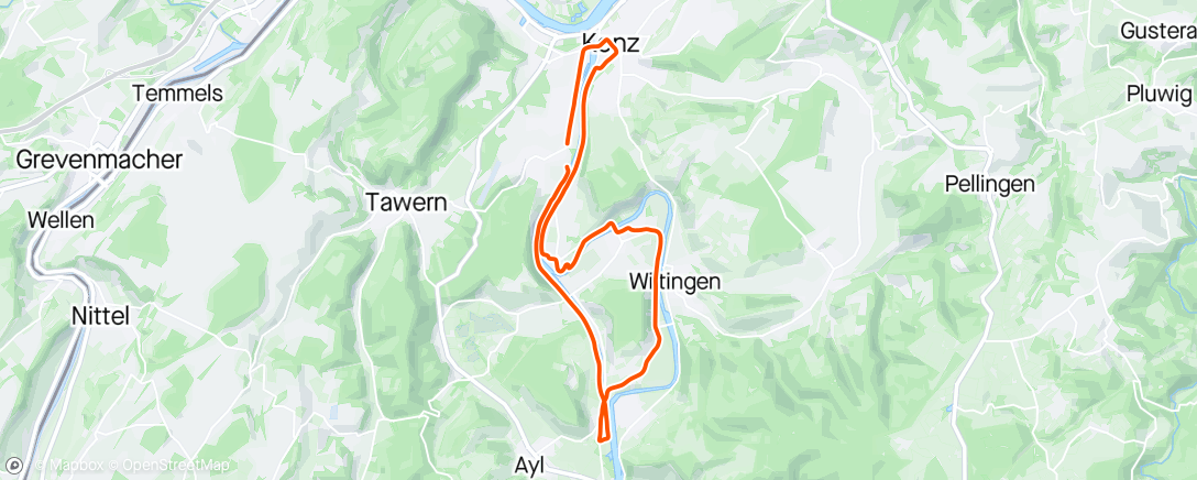 Map of the activity, Kurze Morgenrunde