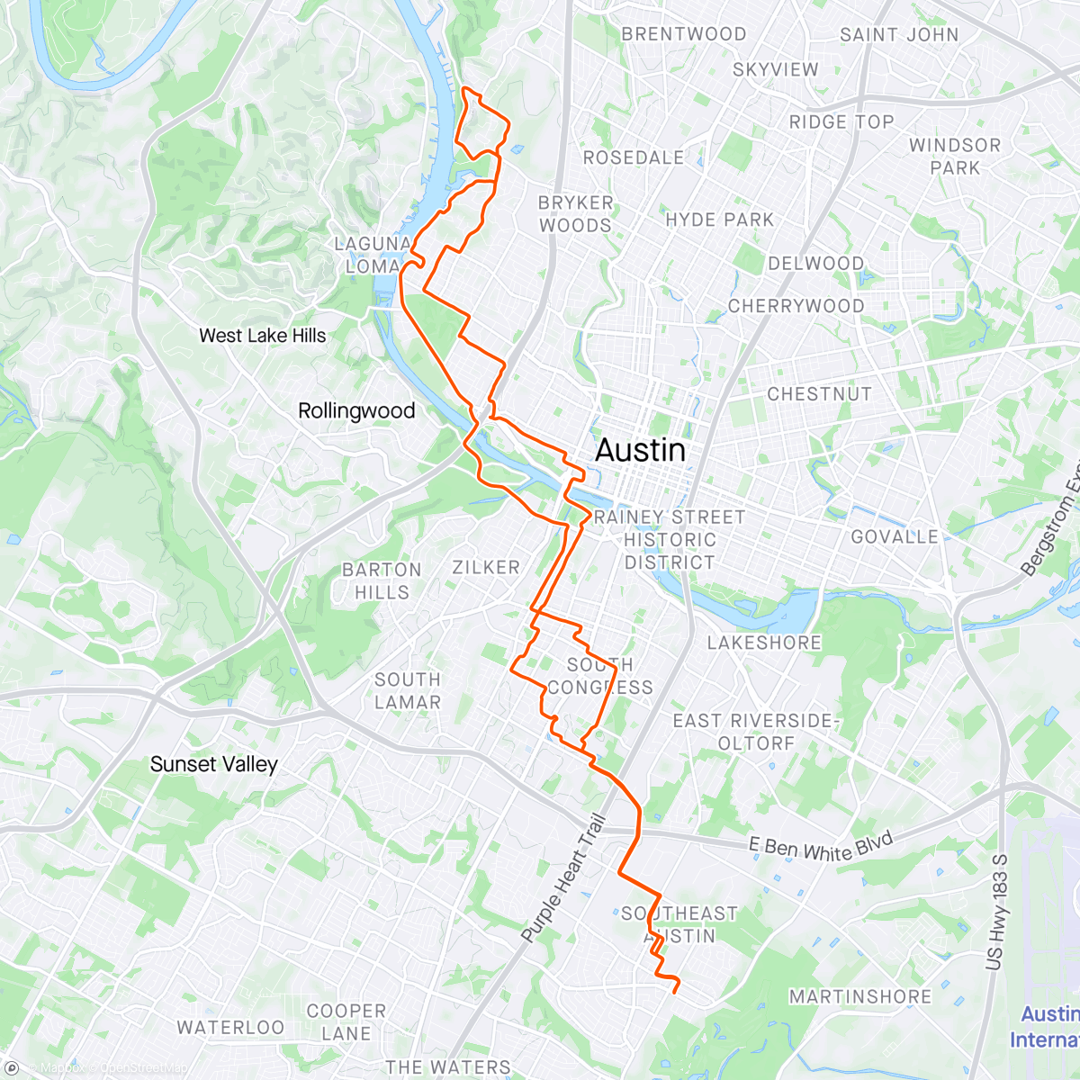 Map of the activity, Homie Hill ride aka not-failed ride attempt 🤷🏻‍♀️