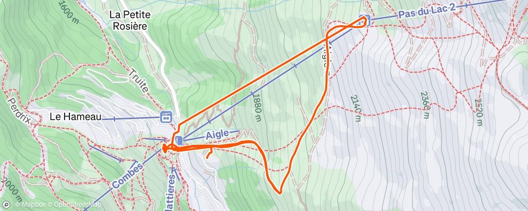 Map of the activity, Championnats de France VR