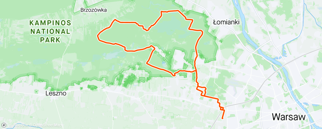 Map of the activity, I was born to ride gravel