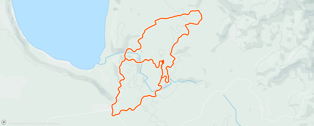 Map of the activity, Zwift - Over, Under and Beyond in Makuri Islands
