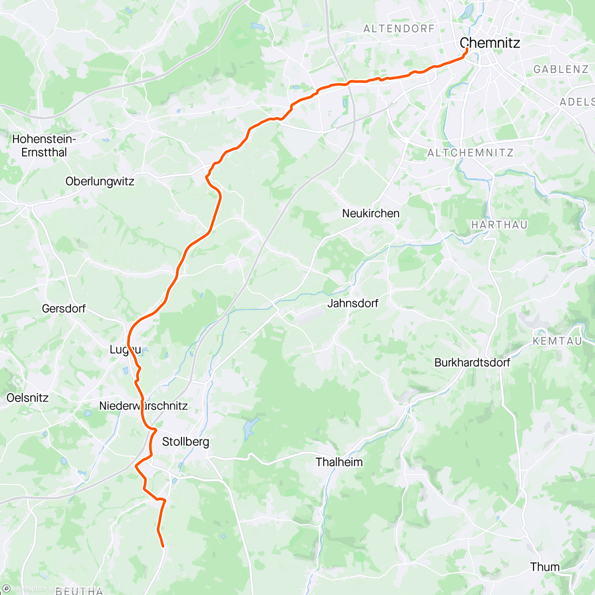 Map of the activity, Mit dem Fuß nach Hause