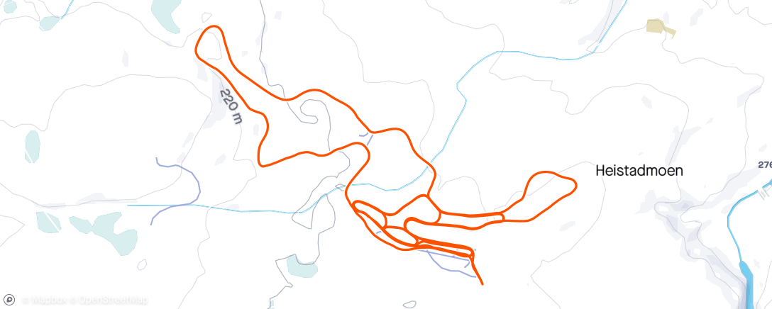 Map of the activity, Rolig i påskesola ☀️