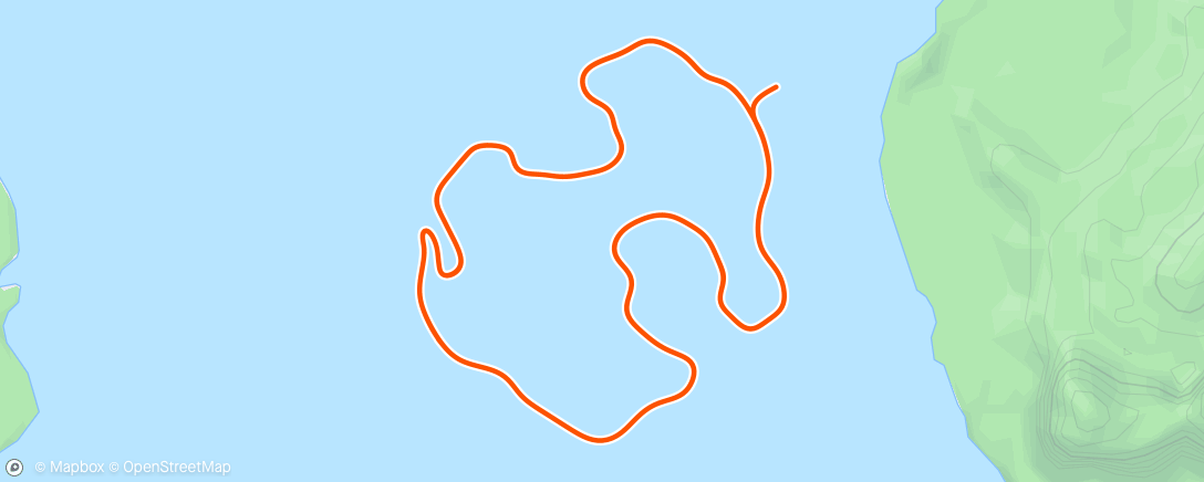 Map of the activity, Zwift - Rediculously easy short spin in Watopia