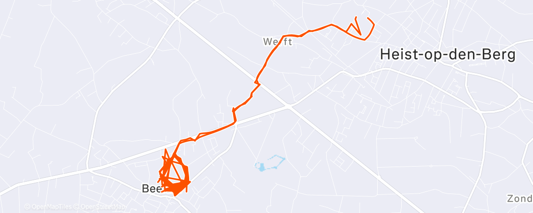 Map of the activity, Morning Ride