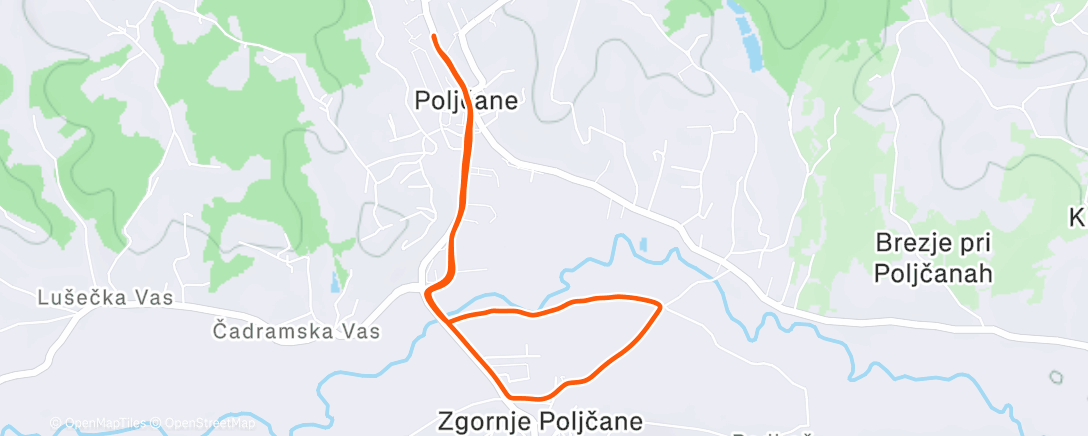 Карта физической активности (To Last Bridge Across Bela Creek before Dravinja River Simply Evening Loop Walk,Republika Slovenija/Republic of SloveniaEU)