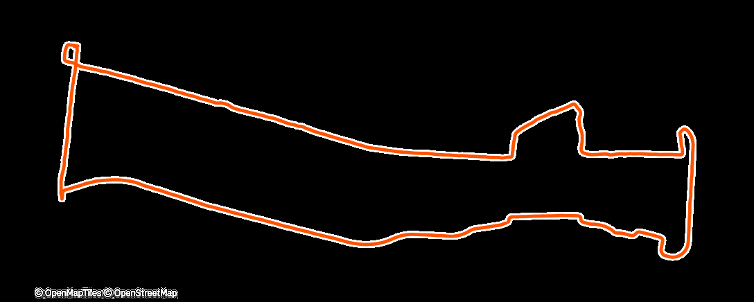 Map of the activity, 🎄 Vianocny Bech 2025 🎅