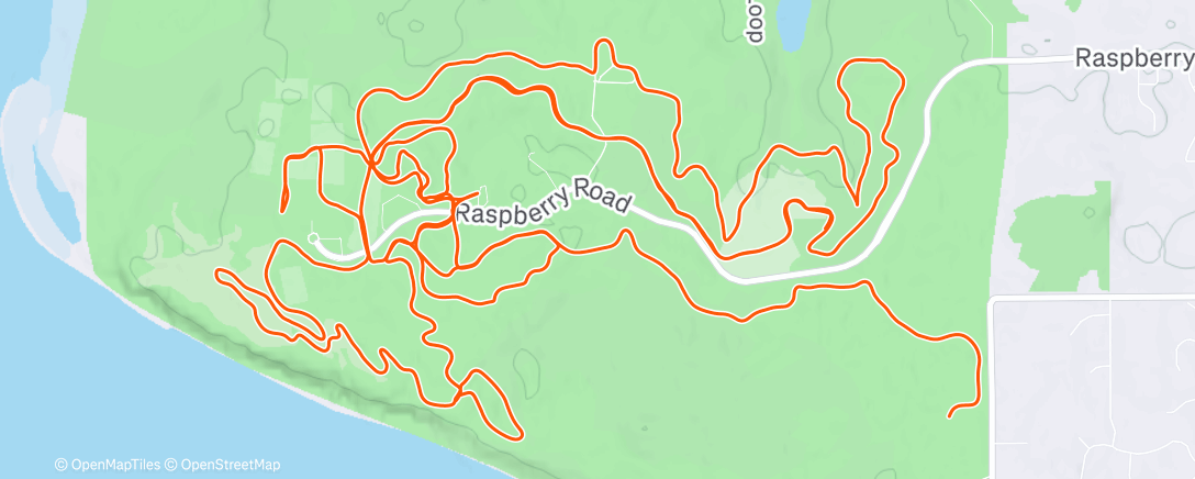Map of the activity, Birthday Ski 🎂