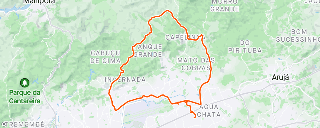 Map of the activity, Giro serra do mel 🍯 marmelo