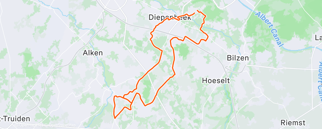 Peta aktivitas, Morning Ride