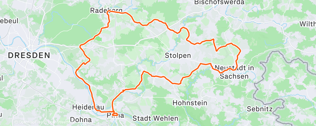 Map of the activity, Frostig-frisch voran!