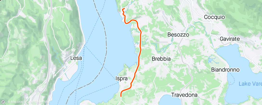 Map of the activity, Pedivella rotta…🤦‍♂️