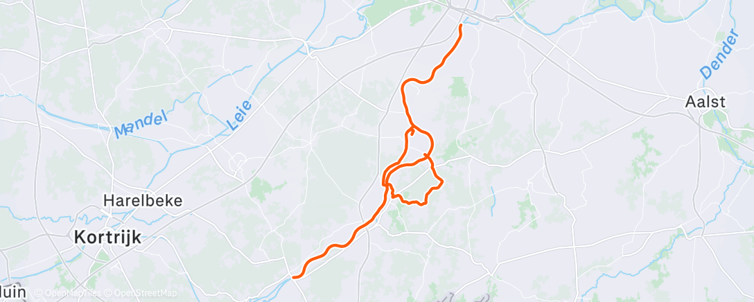 Map of the activity, Den achtendertigste vant jaar! #ijskoudeduur