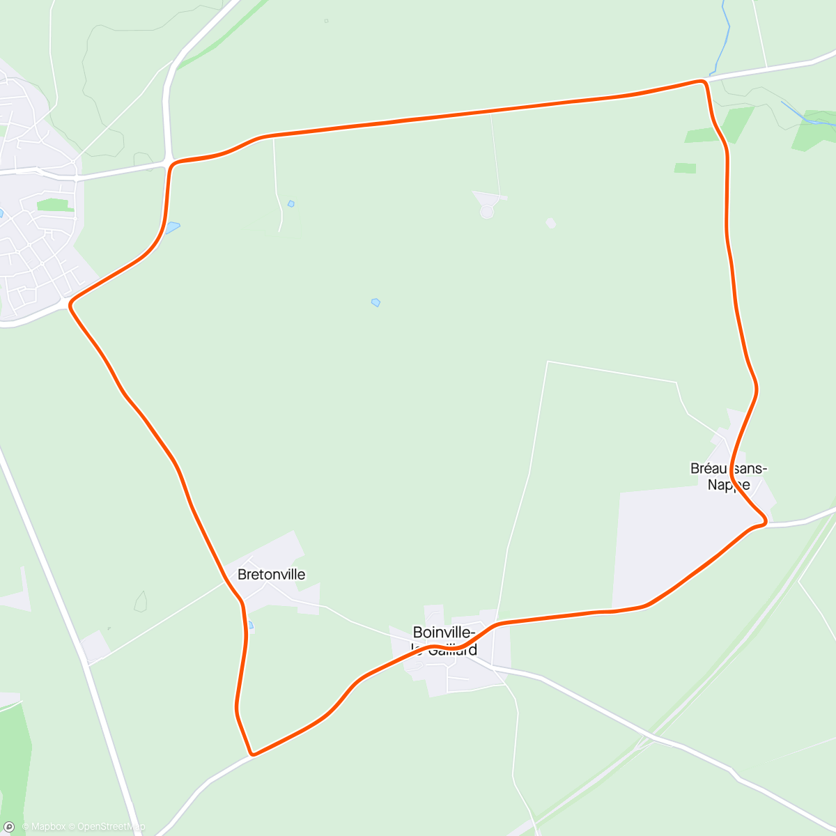 Map of the activity, Course boinville le gaillard 🥇💨💨💨💨