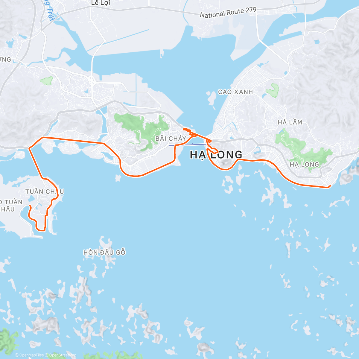 Map of the activity, ROUVY - Vietnam - the awesome Ha Long Bay