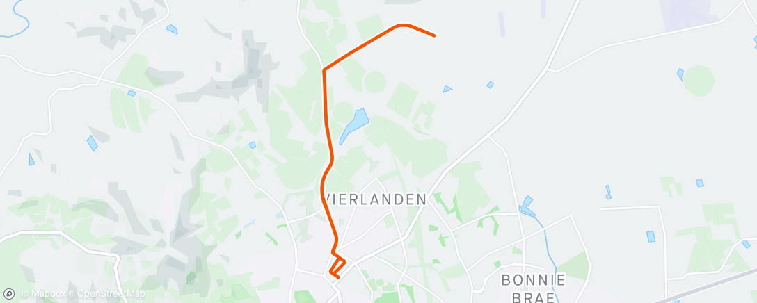 Map of the activity, Evening Ride: E Bike test ride with the Wife