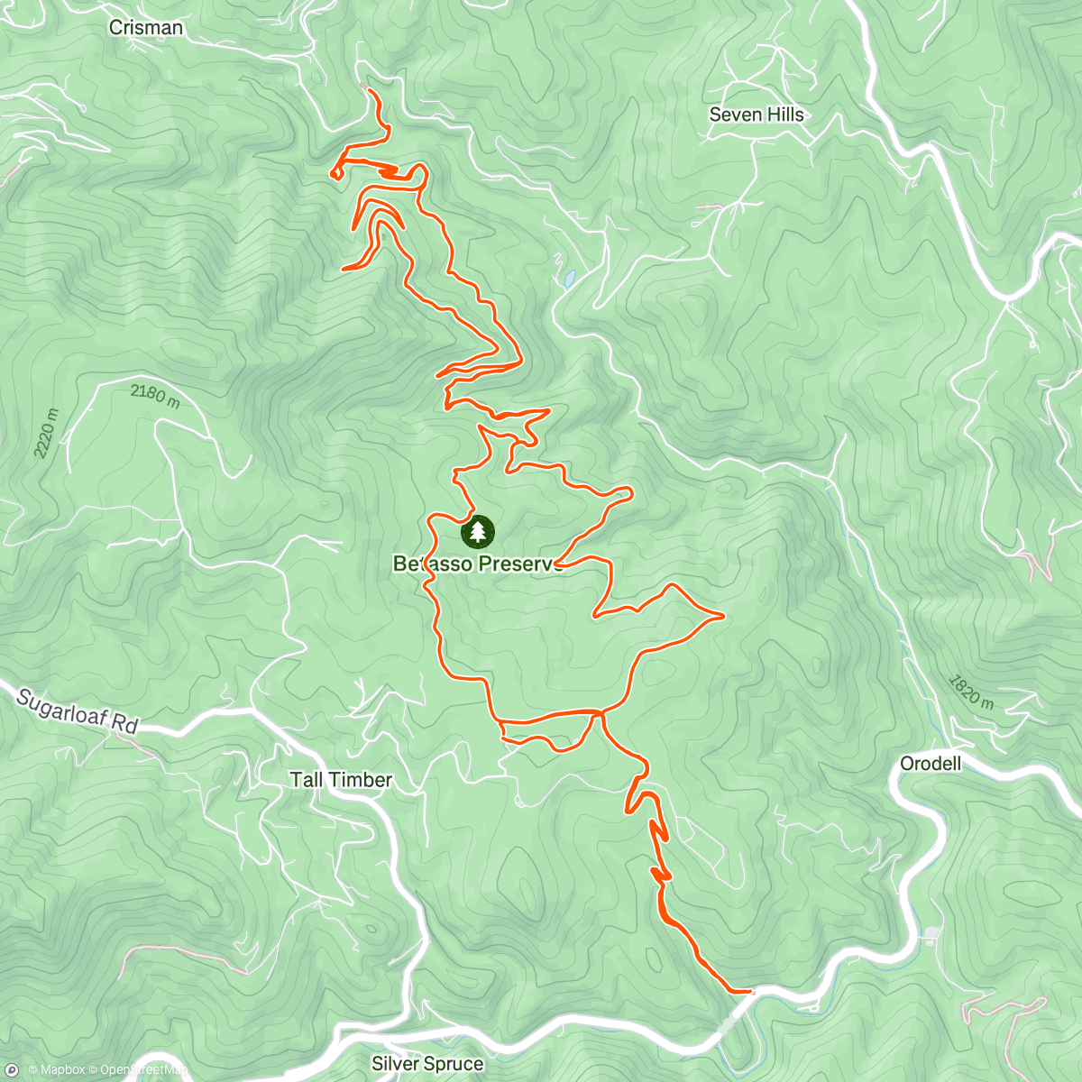 Map of the activity, Just here checking out the new stairs