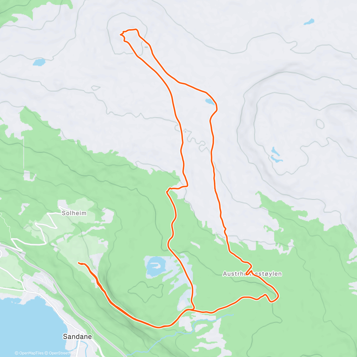 Map of the activity, Vegen blir til medan du går -tur🌞