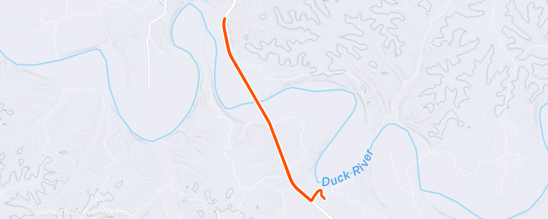 Map of the activity, 10k with Peeps