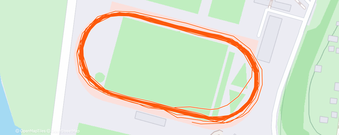 Карта физической активности (Lauf am Nachmittag)