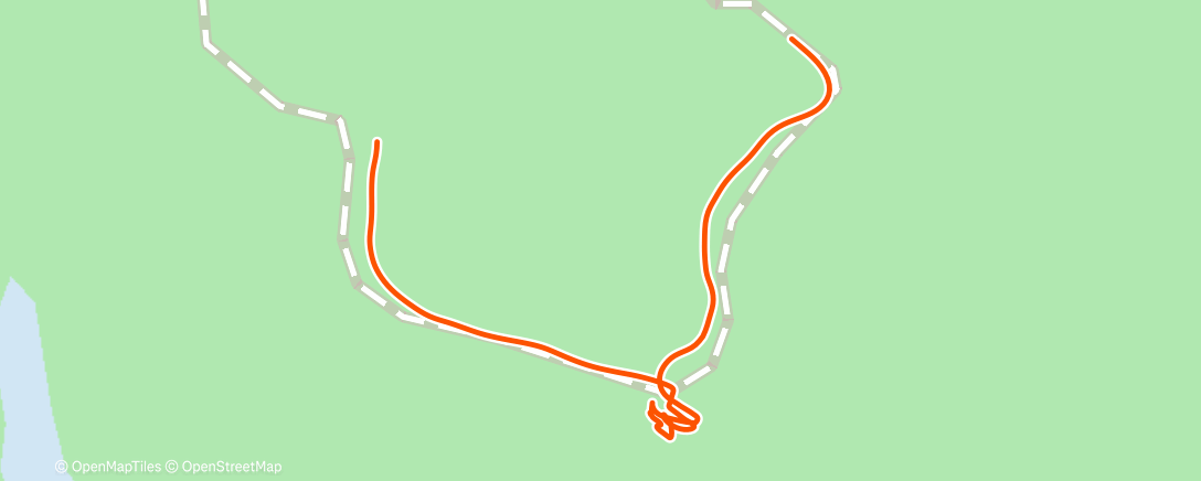 Map of the activity, Afternoon Hike