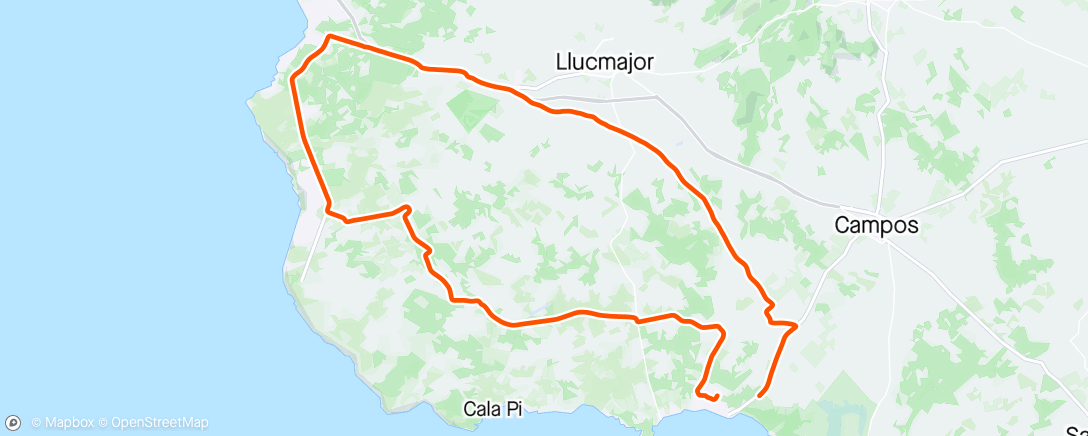 Mapa da atividade, Mallorca dag 2