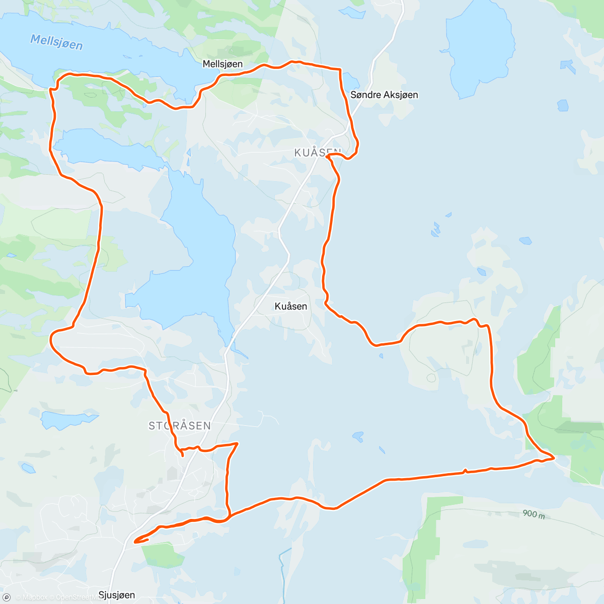 Map of the activity, Rondje verse sneeuw ❄️