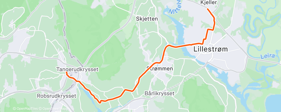 Map of the activity, Morning Gravel Ride