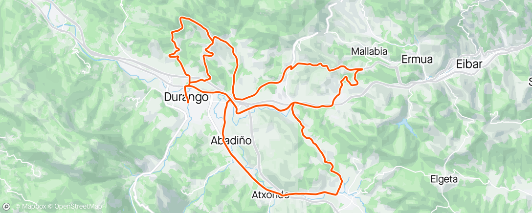 Map of the activity, Durango - Durango 🥉