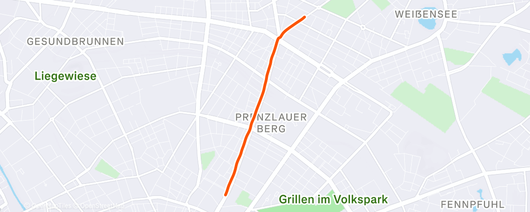 Map of the activity, Morning Ride