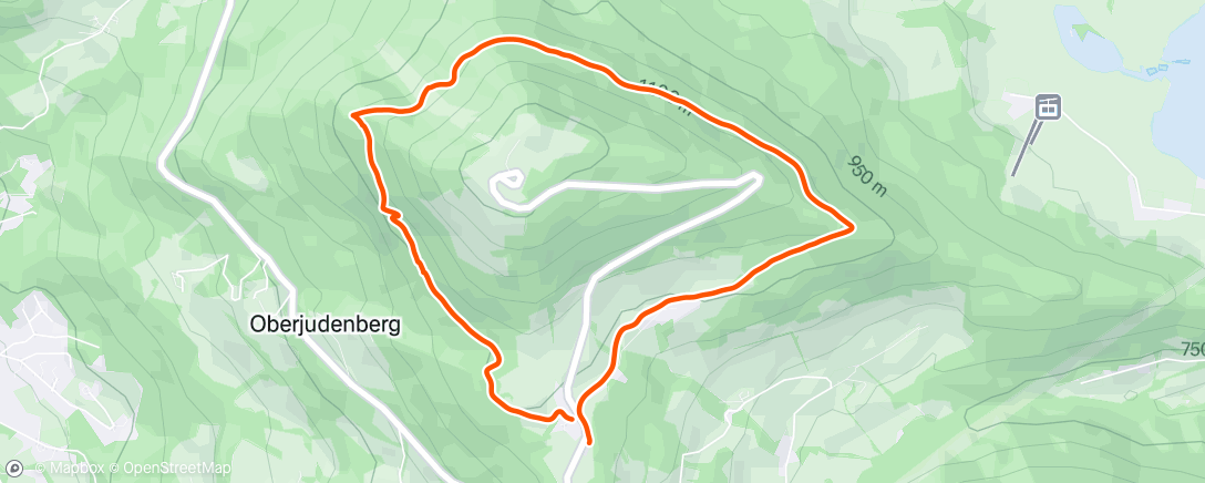 Map of the activity, Evening Walk