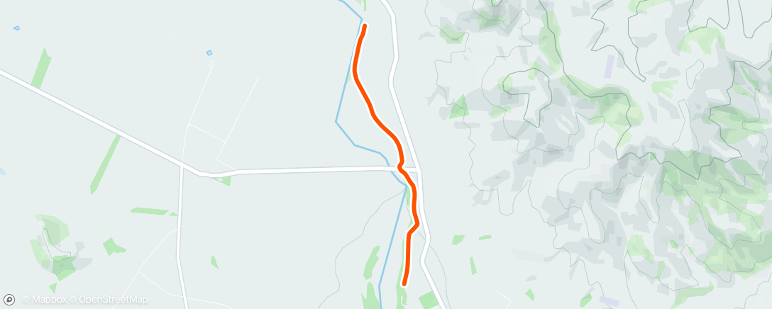 Map of the activity, Ride plus groceries