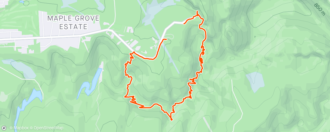 Map of the activity, Grand Canyon Walk