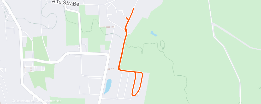 Map of the activity, Spaziergang am Morgen