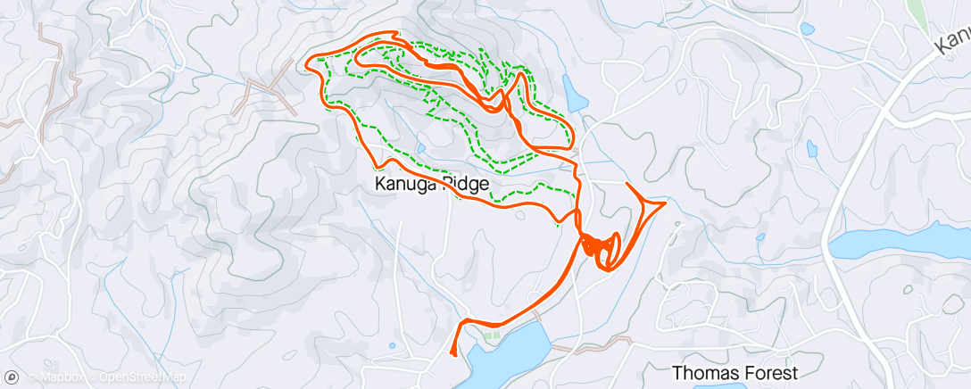 Map of the activity, Kanuuuga