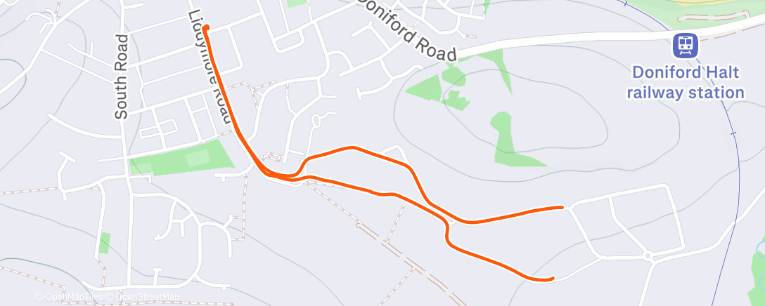 Карта физической активности (Afternoon Walk)