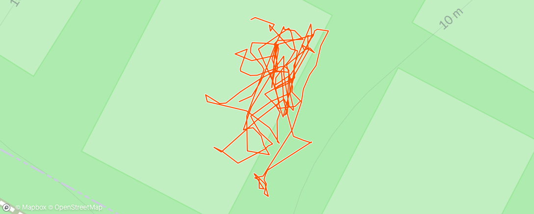 Mapa da atividade, Reffing first quarter of U10 game