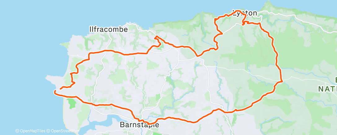 Карта физической активности (Onto the moor ⛰️ 😋)