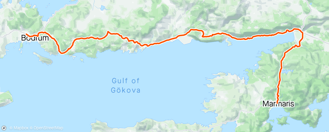 Map of the activity, Turchia stage 4