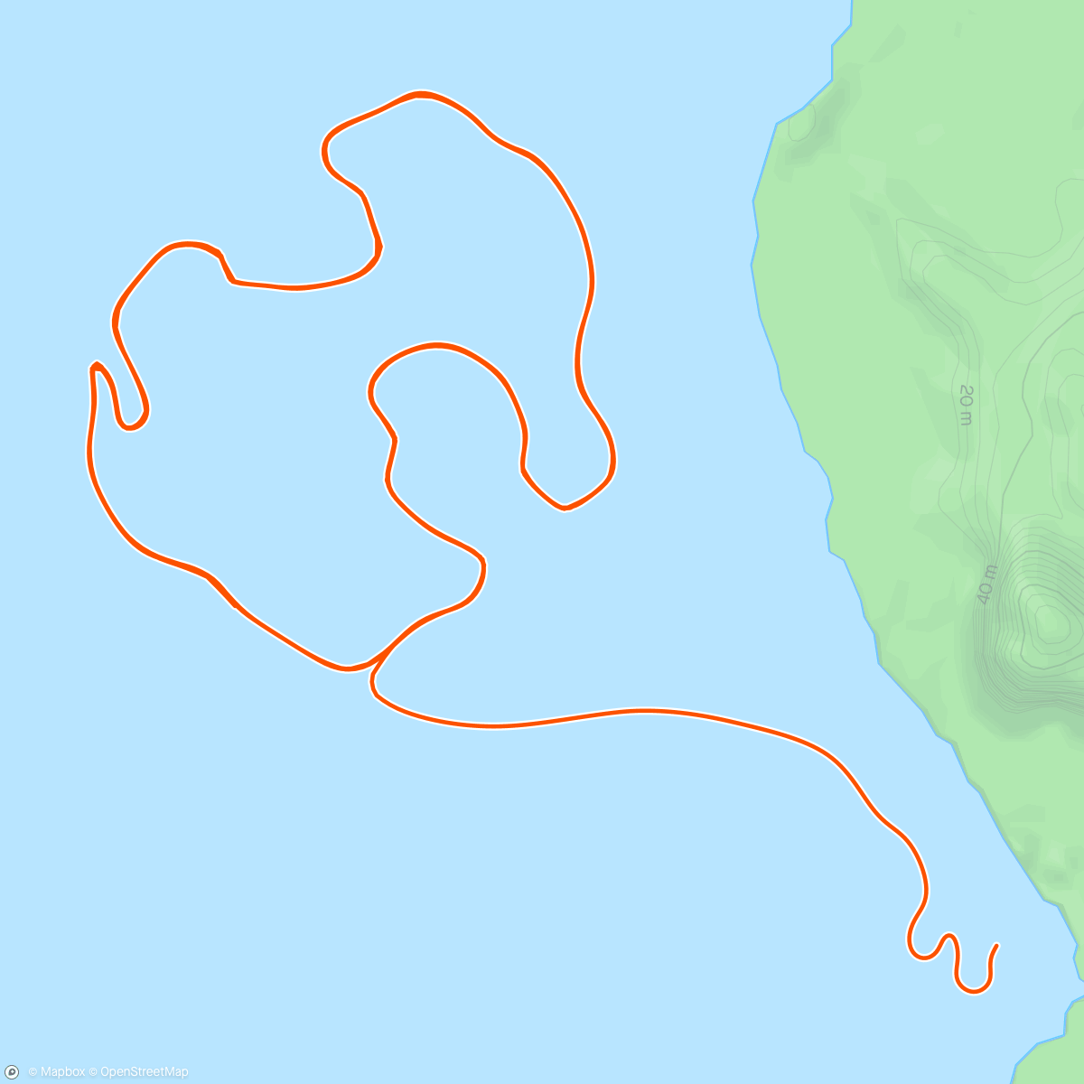 Mappa dell'attività Zwift - Pacer Group Ride: Volcano Circuit in Watopia with Miguel