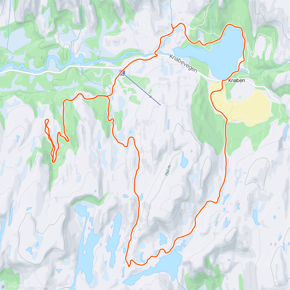 Map of the activity, Stormløypa + Husmor i alternativt påskevær