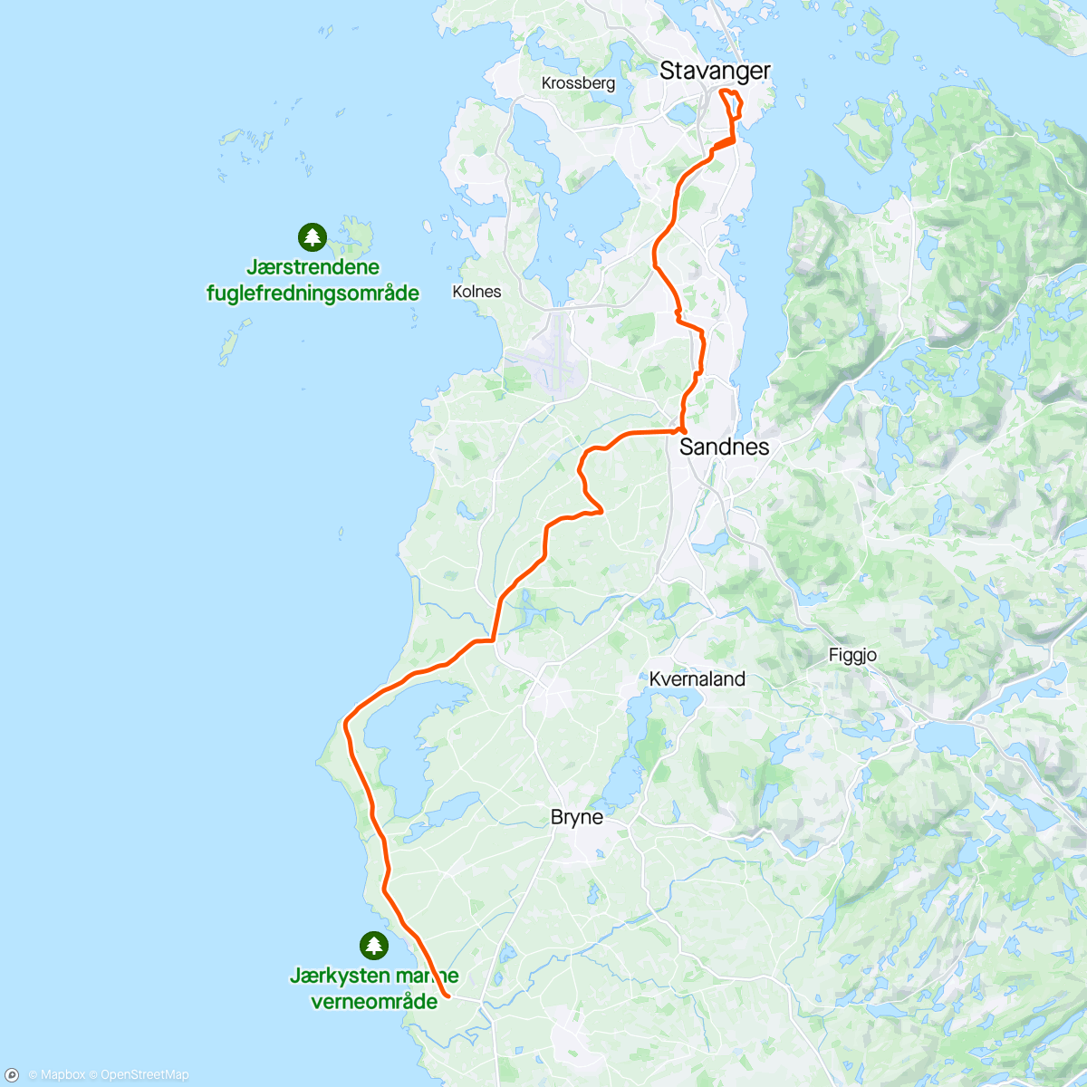 Map of the activity, Våt rullings