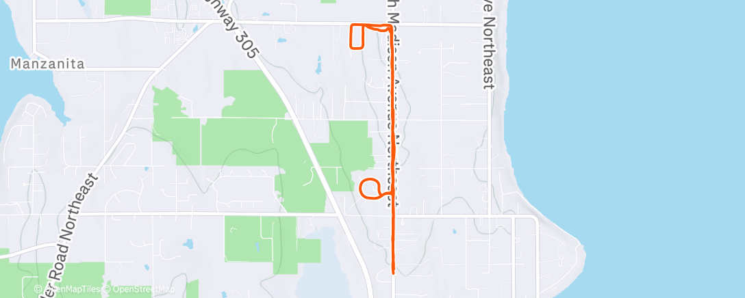 Карта физической активности (Morning Run)