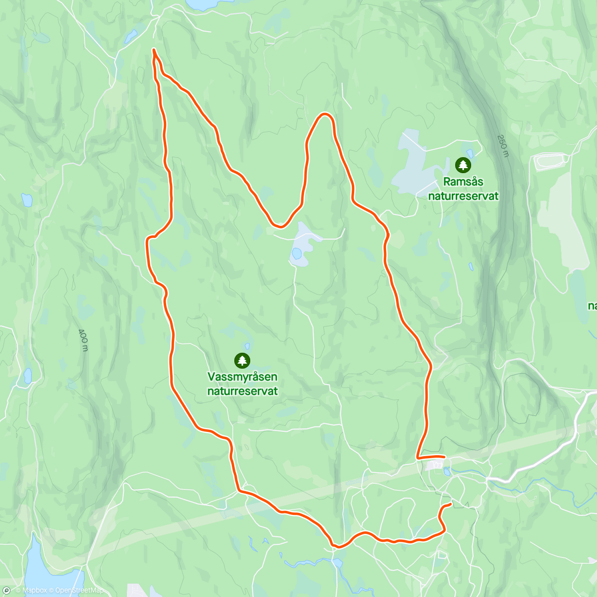 Map of the activity, Nysnø og silkeføre 🥰❄️